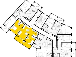 Продается 2-комнатная квартира ЖК Кипарис, литер 8, 60.2  м&sup2;, 18361000 рублей