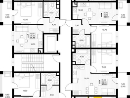 Продается 2-комнатная квартира ЖК Кипарис, литер 7, 54.5  м&sup2;, 16622500 рублей