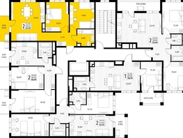 Продается 2-комнатная квартира ЖК Кипарис, литер 7, 57  м&sup2;, 17385000 рублей