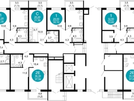 Продается 1-комнатная квартира ЖК Флора, 4 этап, 26  м&sup2;, 11600430 рублей