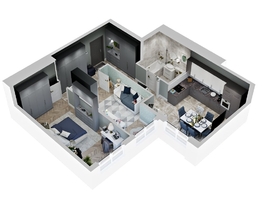 Продается 2-комнатная квартира ЖК Зеленая территория, литера 1.1, 62.8  м&sup2;, 10990000 рублей
