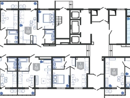Продается 1-комнатная квартира ЖК Облака-3, дом 1, 34.4  м&sup2;, 7651351 рублей