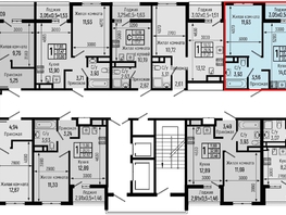 Продается 1-комнатная квартира ЖК Ботаника Хиллс, лит 1, 35  м&sup2;, 11456000 рублей