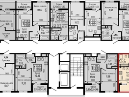 Продается 1-комнатная квартира ЖК Ботаника Хиллс, лит 1, 31.41  м&sup2;, 9965000 рублей