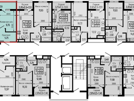 Продается 1-комнатная квартира ЖК Ботаника Хиллс, лит 1, 37.69  м&sup2;, 11046000 рублей