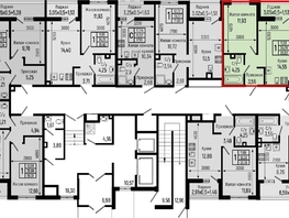 Продается 1-комнатная квартира ЖК Ботаника Хиллс, лит 1, 35.82  м&sup2;, 9850000 рублей