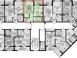 Продается 1-комнатная квартира ЖК Ботаника Хиллс, лит 1, 34.91  м&sup2;, 10614000 рублей