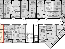 Продается 1-комнатная квартира ЖК Ботаника Хиллс, лит 1, 38.87  м&sup2;, 10819000 рублей