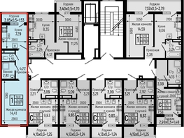 Продается 1-комнатная квартира ЖК Ботаника Хиллс, лит 1, 31.61  м&sup2;, 9775000 рублей