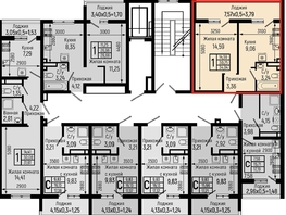 Продается 1-комнатная квартира ЖК Ботаника Хиллс, лит 1, 34.04  м&sup2;, 10362000 рублей