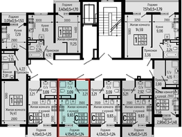 Продается Студия ЖК Ботаника Хиллс, лит 1, 17.37  м&sup2;, 6904000 рублей