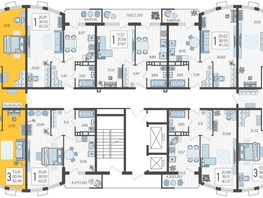 Продается 3-комнатная квартира ЖК Режиссёр, литера 4, 92.48  м&sup2;, 13132160 рублей