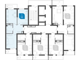 Продается 2-комнатная квартира ЖК Облака-2, блок секция 4-8, 50.4  м&sup2;, 9480593 рублей