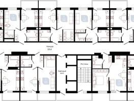Продается 2-комнатная квартира ЖК Отражение, 2 очередь литера 3, 62.5  м&sup2;, 9316978 рублей