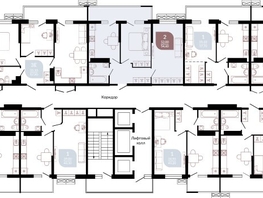 Продается 2-комнатная квартира ЖК Отражение, 2 очередь литера 4, 56.1  м&sup2;, 6871314 рублей