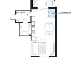 Продается Студия ЖК Эндемик, 48.91  м&sup2;, 9348462 рублей