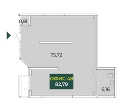 Продается Универ. помещ Кирилла Россинского ул, 82.79  м&sup2;, 18213800 рублей