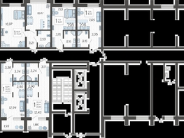 Продается 2-комнатная квартира ЖК Кислород, корпус 15, 49.3  м&sup2;, 16140820 рублей