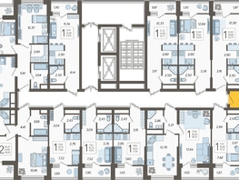 Продается 2-комнатная квартира ЖК Кислород, корпус 2, 52.3  м&sup2;, 17651250 рублей