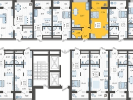 Продается 1-комнатная квартира ЖК Кислород, корпус 10, 38.14  м&sup2;, 12281080 рублей