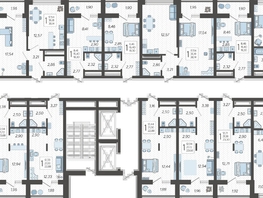 Продается 2-комнатная квартира ЖК Кислород, корпус 10, 50.96  м&sup2;, 17345350 рублей