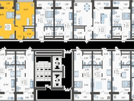 Продается 1-комнатная квартира ЖК Кислород, корпус 15, 38.11  м&sup2;, 13753899 рублей