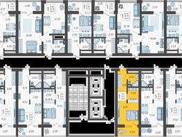 Продается Студия ЖК Кислород, корпус 3, 23.15  м&sup2;, 7711200 рублей