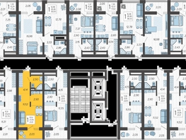 Продается Студия ЖК Кислород, корпус 3, 23.11  м&sup2;, 7693600 рублей