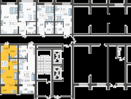 Продается Студия ЖК Кислород, корпус 15, 24.39  м&sup2;, 9690147 рублей