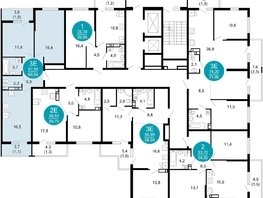 Продается 2-комнатная квартира ЖК Лестория, дом 1, 60.3  м&sup2;, 24542781 рублей