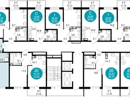 Продается 2-комнатная квартира ЖК Флора, 4 этап, 60.8  м&sup2;, 22928528 рублей