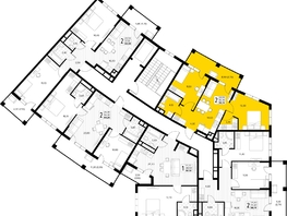 Продается 2-комнатная квартира ЖК Кипарис, литер 8, 53.1  м&sup2;, 18319500 рублей