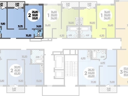 Продается 2-комнатная квартира ЖК Парк у дома, литера 8.3, 53.1  м&sup2;, 10242990 рублей