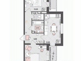 Продается 2-комнатная квартира Ростовское Шоссе ул, 60.1  м&sup2;, 7500000 рублей