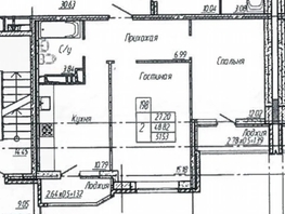 Продается 2-комнатная квартира ЖК Губернский, литера 2, 50  м&sup2;, 6500000 рублей