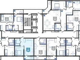 Продается 1-комнатная квартира ЖК Облака-3, дом 1, 37  м&sup2;, 8310792 рублей