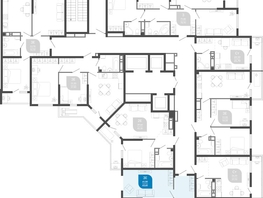 Продается 2-комнатная квартира ЖК Облака-2, блок секция 4-8, 63.2  м&sup2;, 10621392 рублей