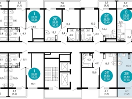 Продается 1-комнатная квартира ЖК Лестория, дом 4, 37  м&sup2;, 15217623 рублей