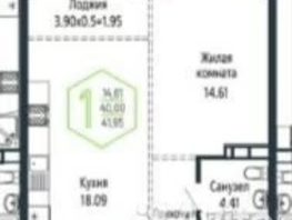 Продается 1-комнатная квартира Обрывная ул, 44  м&sup2;, 7600000 рублей