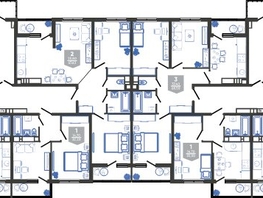 Продается 2-комнатная квартира ЖК Облака-3, дом 1, 48.4  м&sup2;, 9662624 рублей