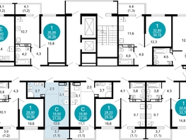 Продается 1-комнатная квартира ЖК Лестория, дом 1, 20.8  м&sup2;, 13220993 рублей