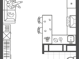 Продается Студия ЖК Все Свои ВИП, литер 8, 30.6  м&sup2;, 7711200 рублей
