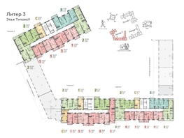 Продается 1-комнатная квартира ЖК Теплые края, литер 3, 37.05  м&sup2;, 4631250 рублей