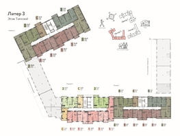 Продается 1-комнатная квартира ЖК Теплые края, литер 3, 38.07  м&sup2;, 4758750 рублей