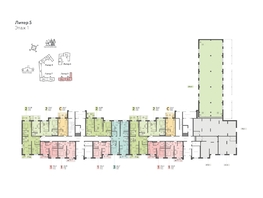 Продается 1-комнатная квартира ЖК Теплые края, литер 5, 32.09  м&sup2;, 5294850 рублей