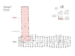 Продается Офис ЖК Теплые края, литер 7, 516.65  м&sup2;, 118829500 рублей