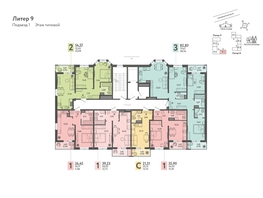 Продается 1-комнатная квартира ЖК Теплые края, литер 9, 35.9  м&sup2;, 4415700 рублей