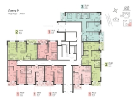 Продается 3-комнатная квартира ЖК Теплые края, литер 9, 79.34  м&sup2;, 9124100 рублей