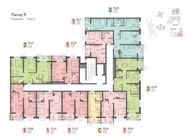 Продается 1-комнатная квартира ЖК Теплые края, литер 9, 38.11  м&sup2;, 4687530 рублей