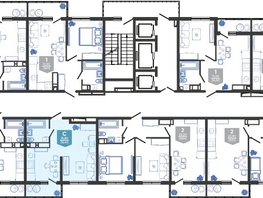 Продается Студия ЖК Облака-3, дом 1, 32.4  м&sup2;, 8299487 рублей